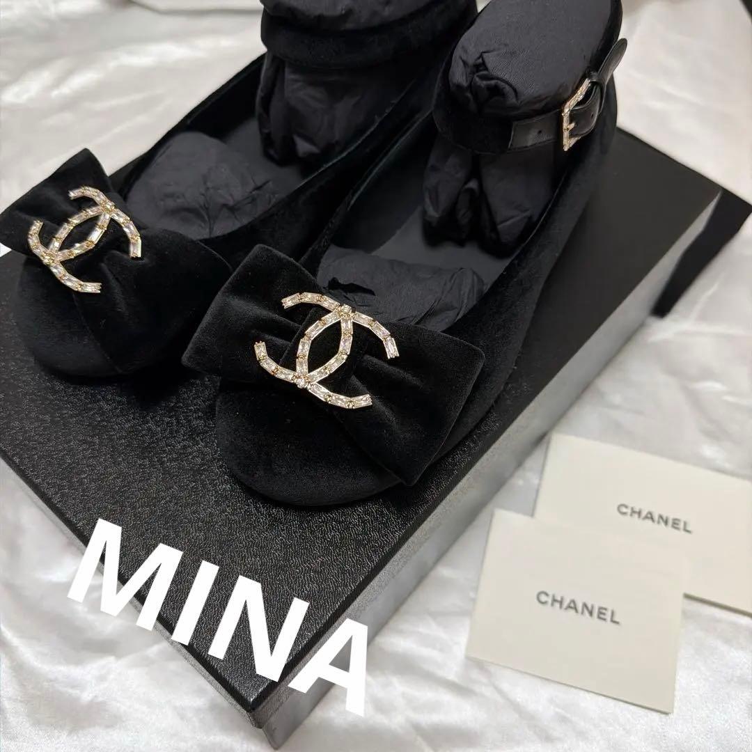 CHANEL新品】激レア リボンモチーフ メリージェーン 36size - メルカリ