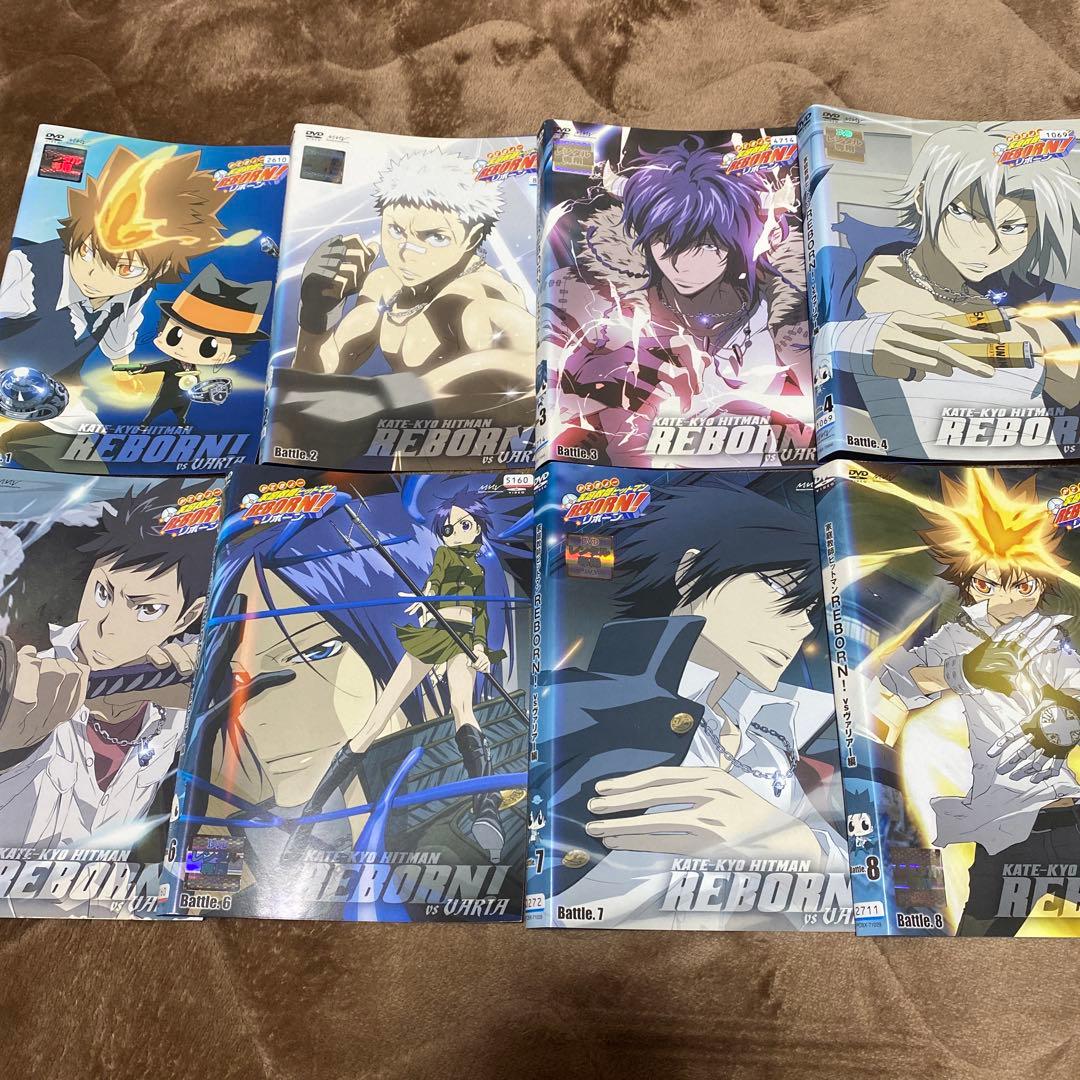 家庭教師ヒットマン REBORN! ヴァリアー編 DVD全8巻 レンタル使用済み