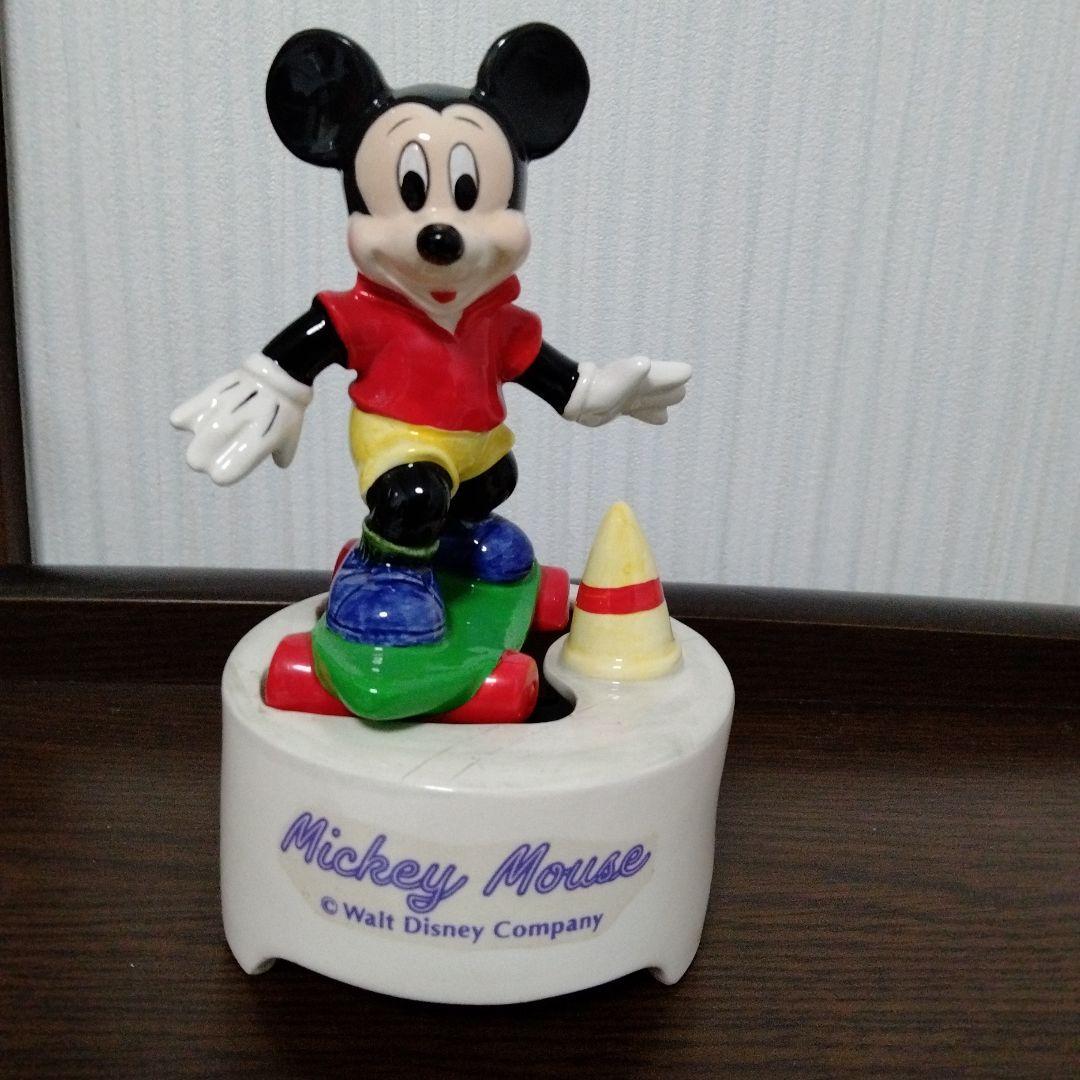 レア】陶器製 ミッキーマウス オルゴール ウォルトディズニー - メルカリ