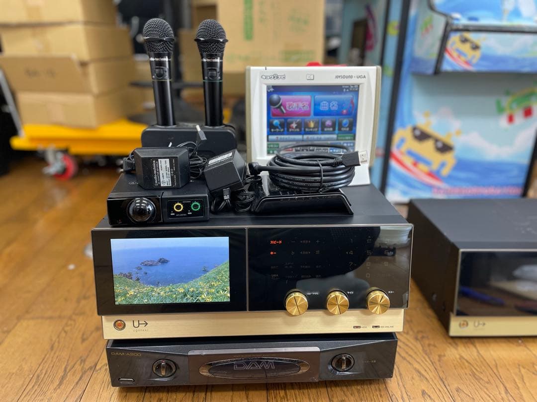 業務用カラオケセット家庭向け仕様　UGAネクスト Yahoo!オークション -「uga next」(カラオケ機器) (オーディオ機器)の