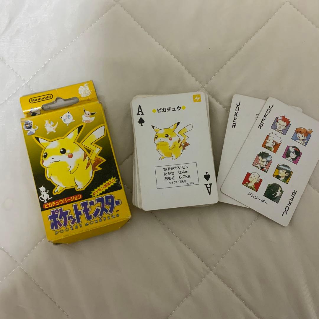 初代】ポケットモンスター トランプ ピカチュウバージョン - メルカリ