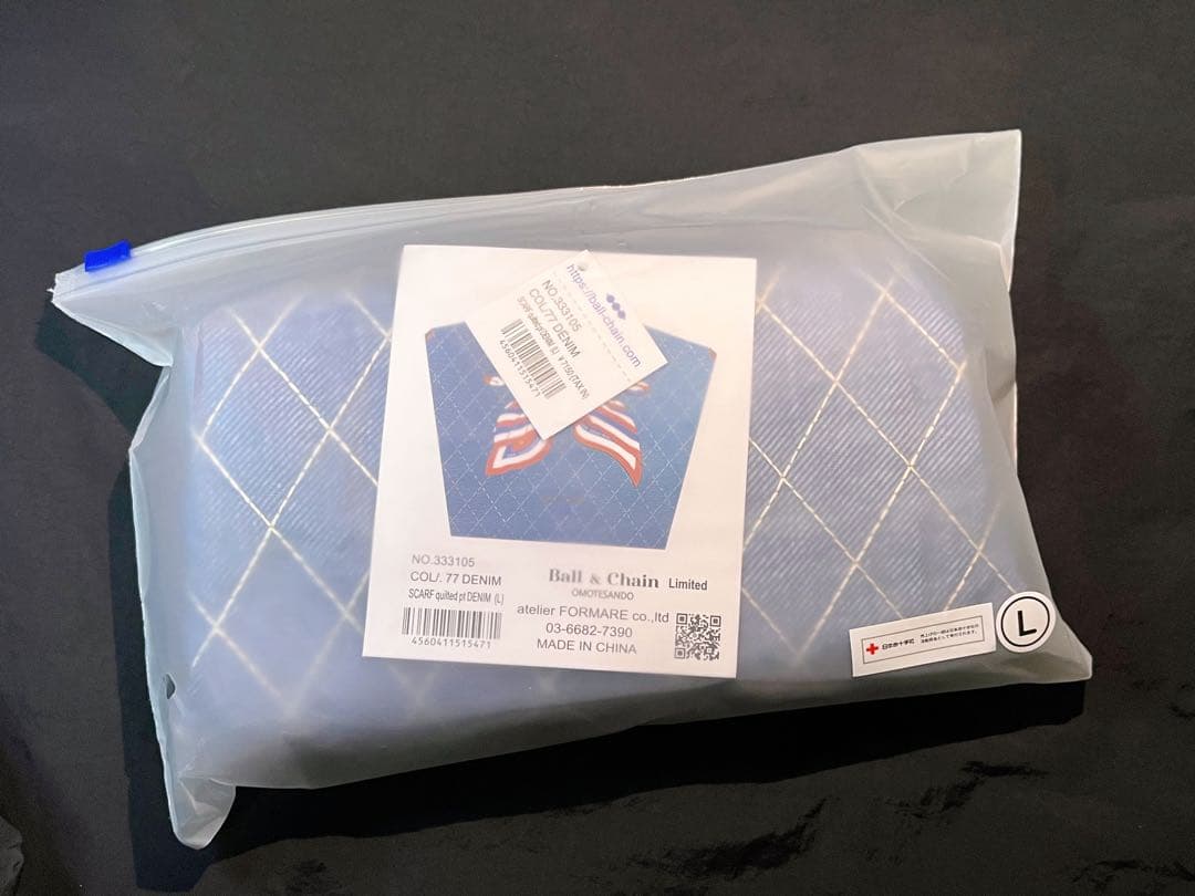 表参道店限定＊Ball&Chain スカーフ(デニム) Lサイズ - メルカリ