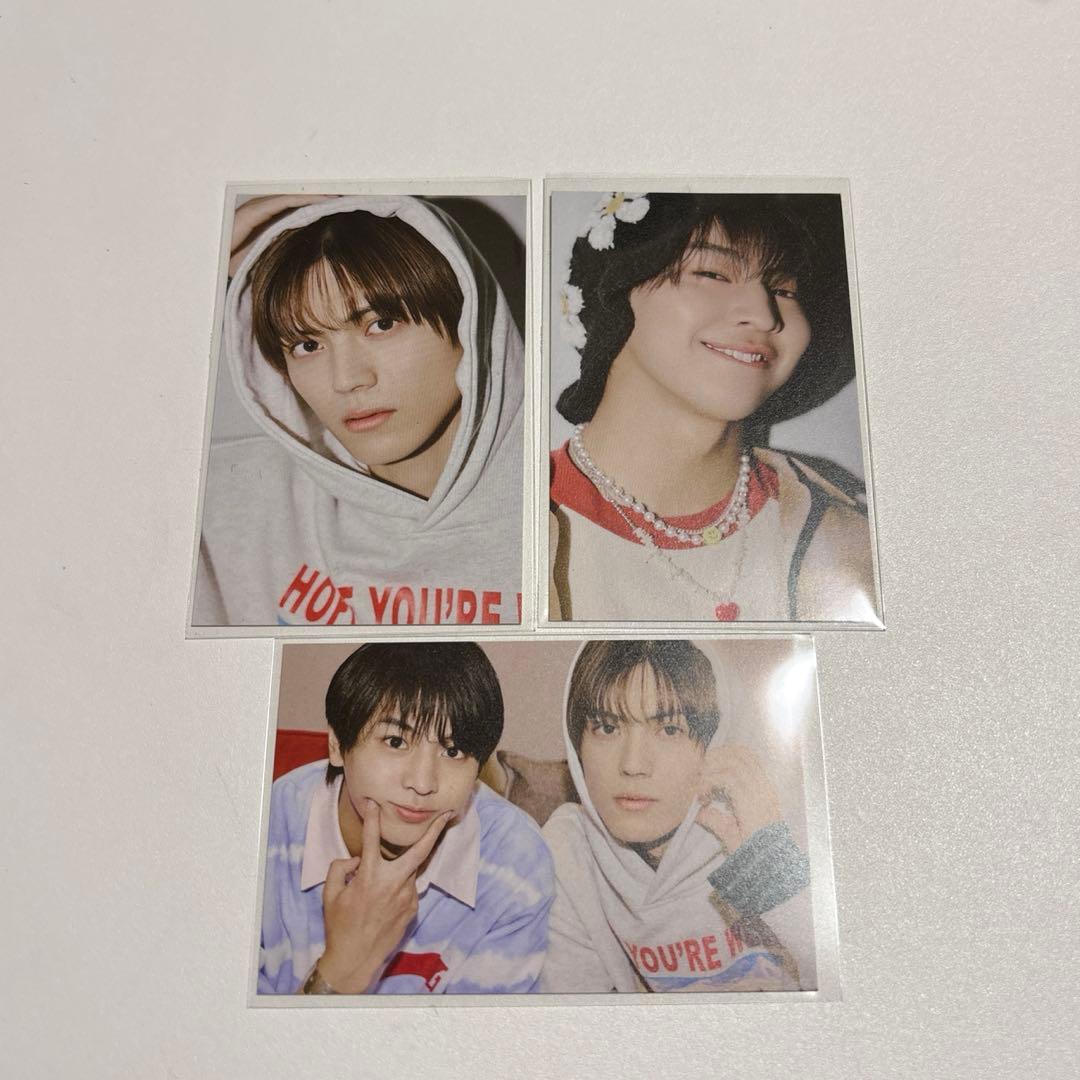 藤本洸大 簡秀吉 カードセット ② S Cawaii 特別編集Pair 尊い二人 特典 藤本洸大 簡秀吉 限定 ミニ