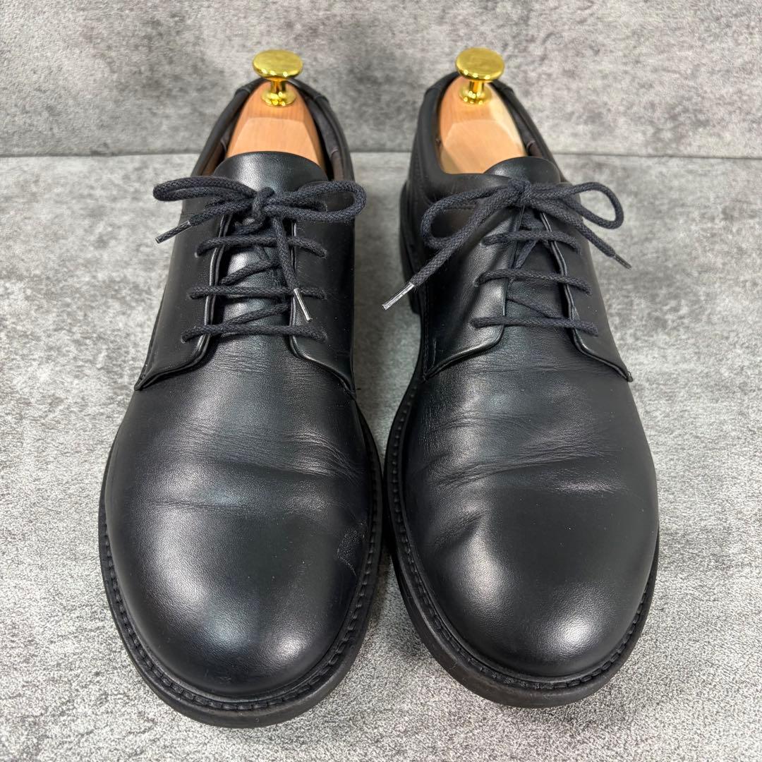 美品　NAOTO ナオト　プレーントゥ　ビジネスシューズ　レザー　ブラック