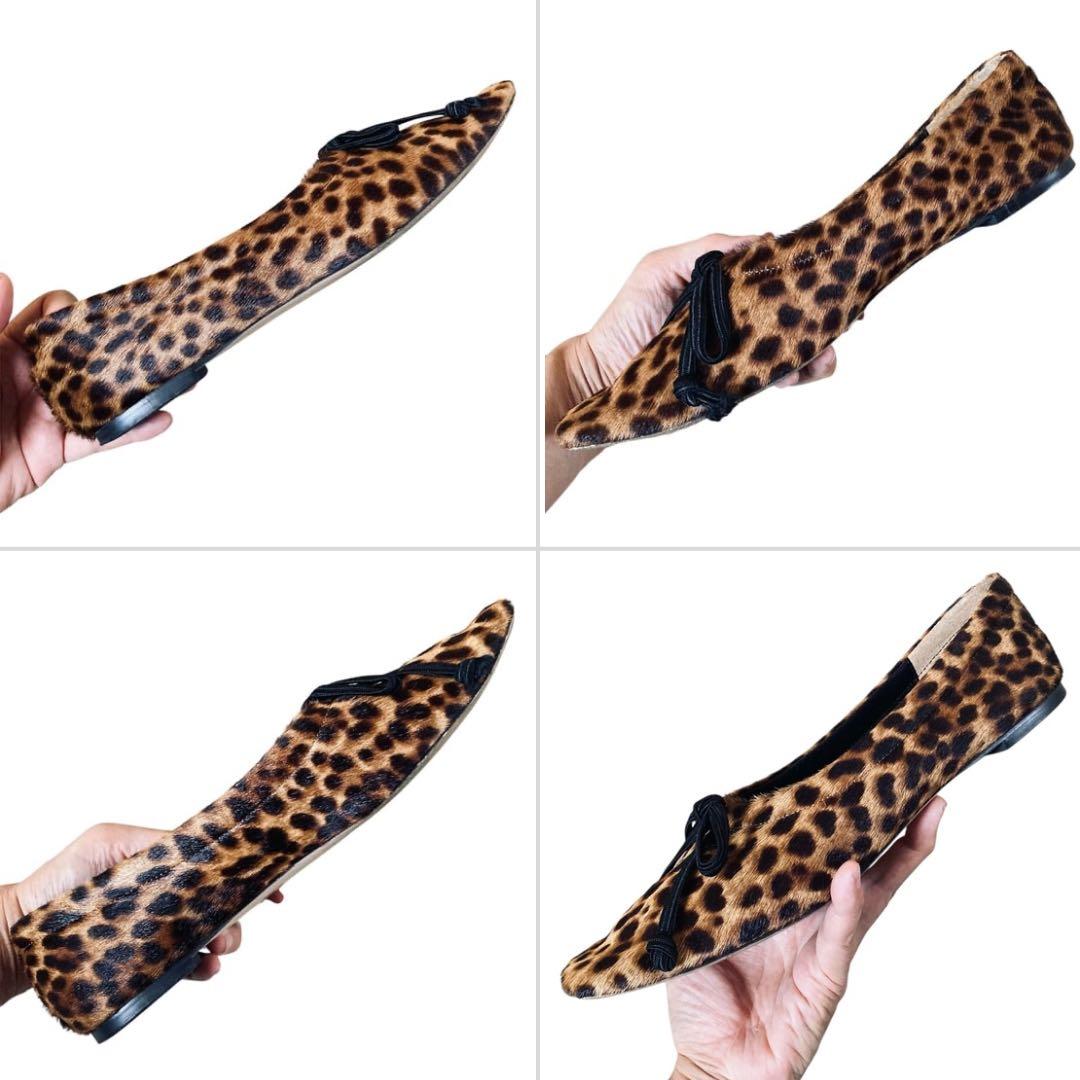 GK Yu-miさま専用】PIPPICHIC ヒョウ柄 フラットシューズ 37 - メルカリ