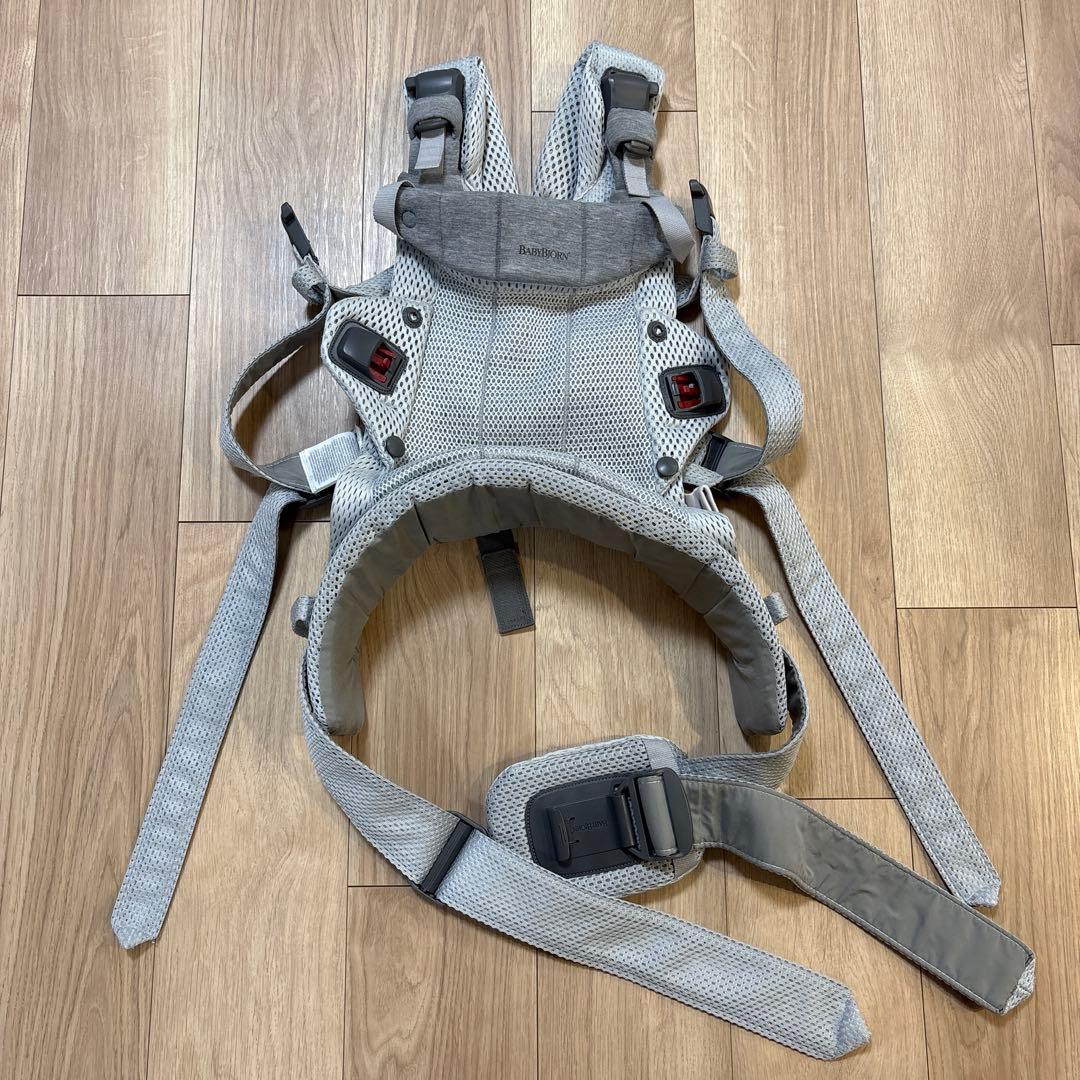 BABYBJÖRN ベビーキャリアハーモニー シルバー メッシュ 2点セット