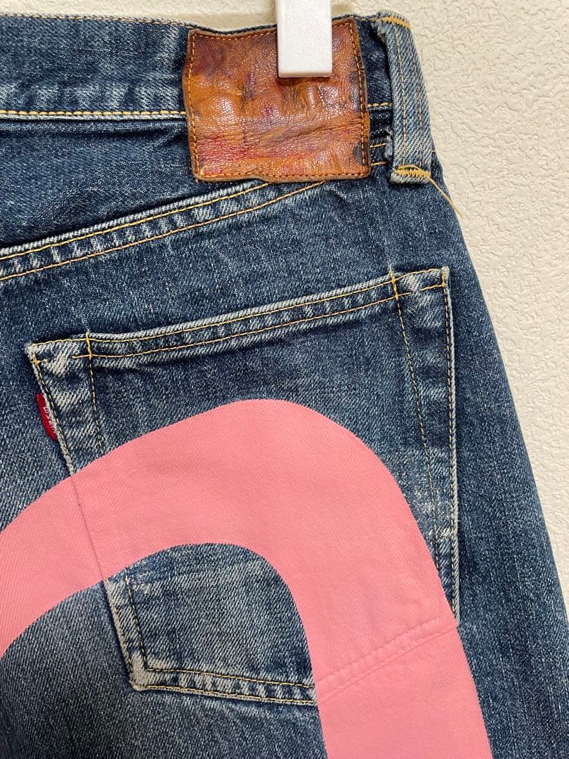 EVISU No.2 Lot.2501xx W30×L35 ピンク大黒 初期 - メルカリ