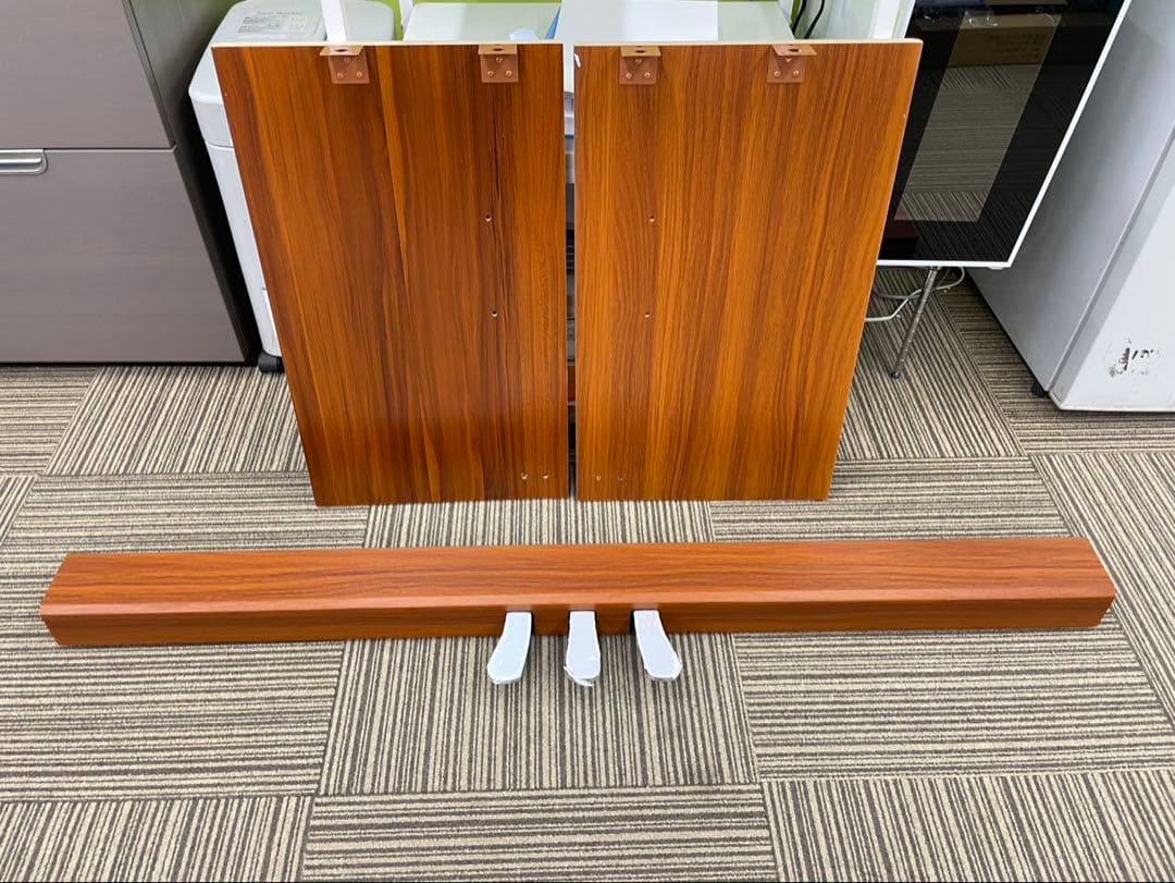 電子ピアノ88鍵盤 ハンマーアクション鍵盤 3本ペダル ウォールナット