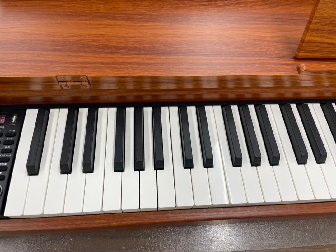 電子ピアノ88鍵盤 ハンマーアクション鍵盤 3本ペダル ウォールナット