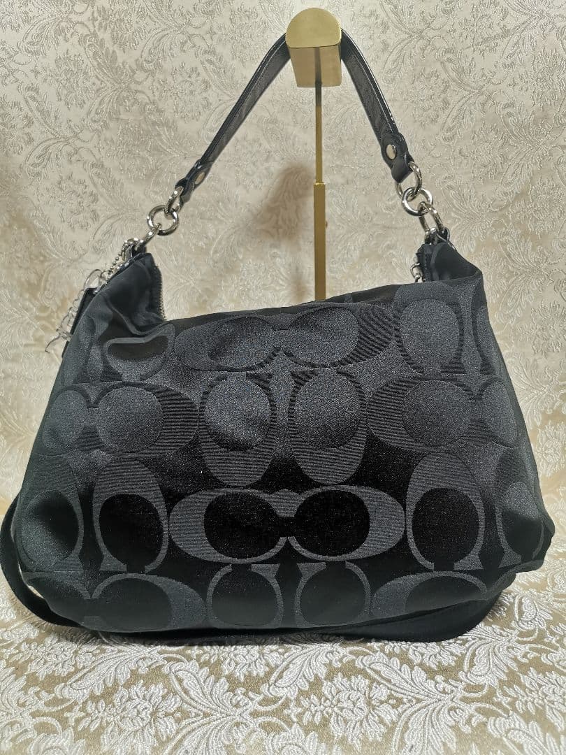 美品 COACH ショルダーバッグ poppy 2way 大容量 16495 - メルカリ