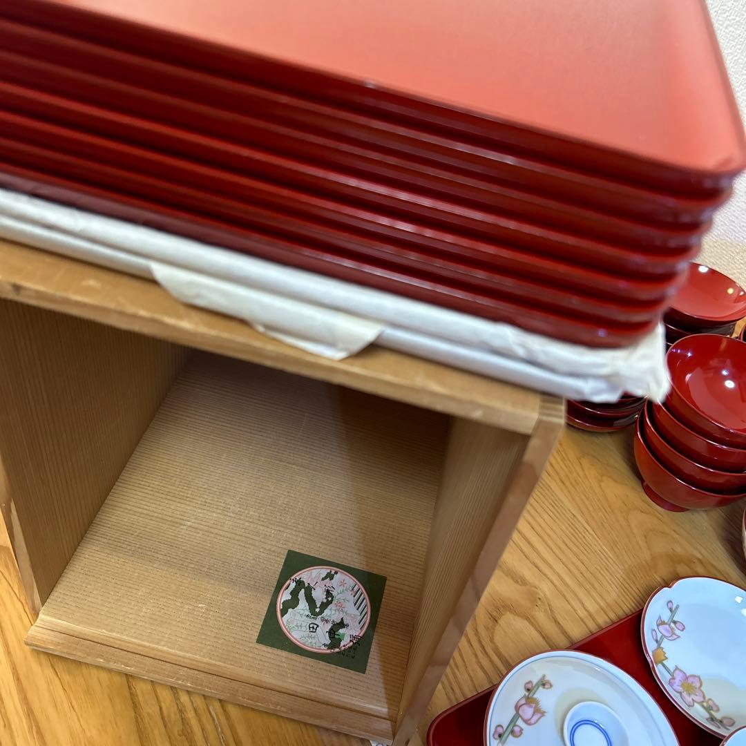 雛祭り お膳 雛道具 田中屋 陶器 桐箱付き