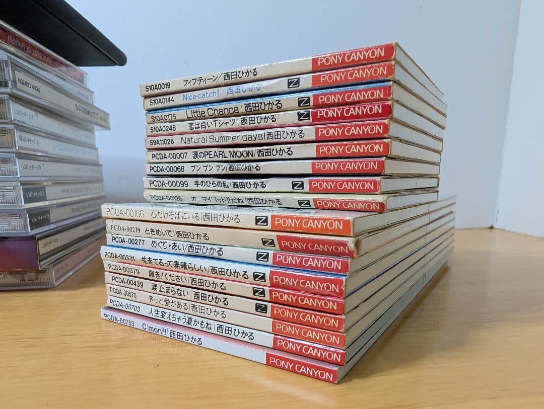西田ひかる CD アルバム シングル 手鏡 CDケースまとめ売り - メルカリ