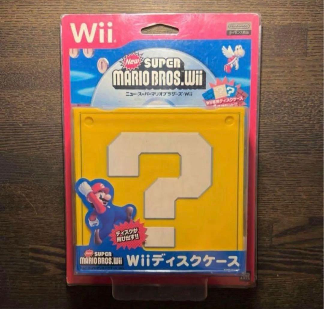 ニュースーパーマリオブラザーズWii Wiiディスクケース - メルカリ