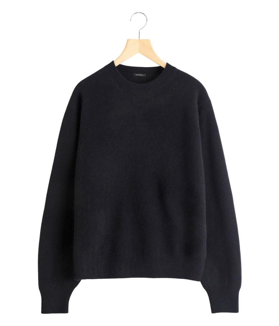 comoli ラムズウールクルーネックニット　size1 25aw COMOLI ラムズウール クルーネックニット | Less Higashikawa