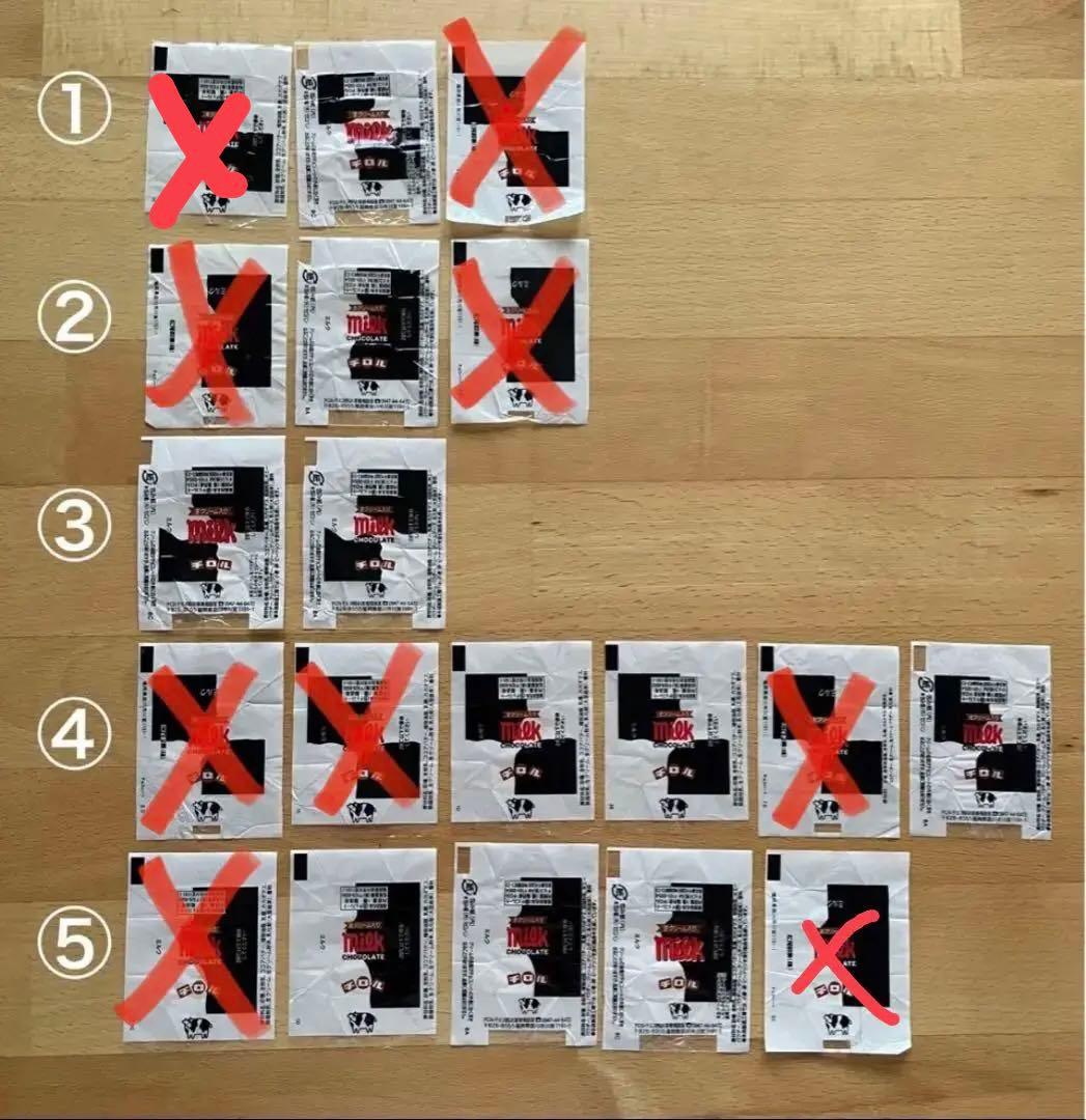 チロルチョコ 包み紙 ミルク 小サイズ 柄別 バラ売り可 - メルカリ