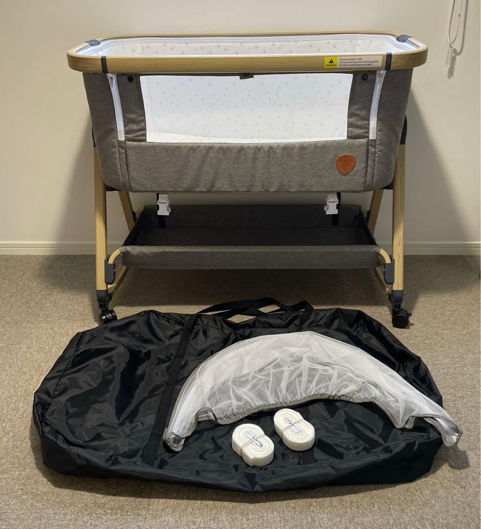 ベビーベッド　HZDMJグレー 楽天市場】hzdmj ベビーベッド キャスター 添い寝 赤ちゃん 長く使える