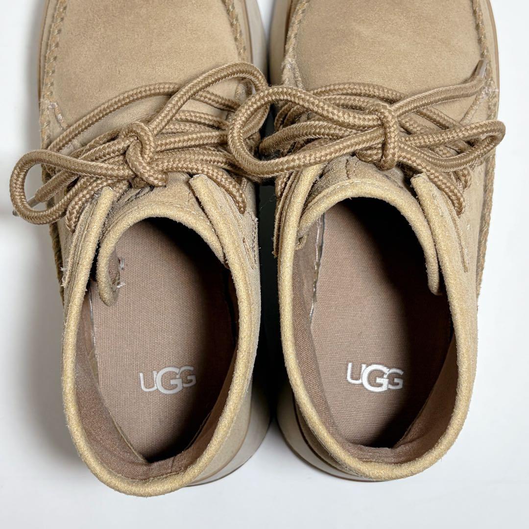 極美品☆UGG アグ マリン ブーティ 厚底 スニーカー スエード 23.5cm