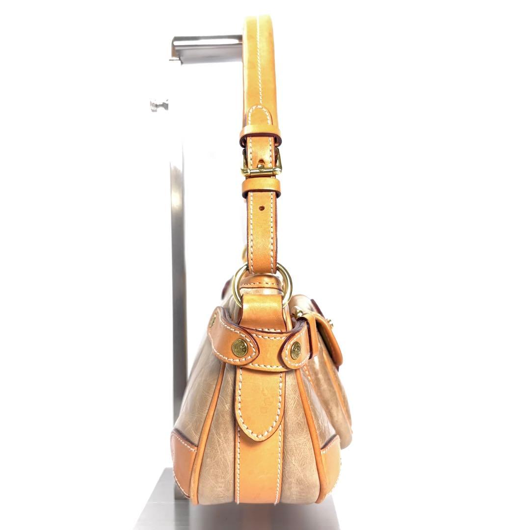 ハンティングワールド バチュークロス/レザー ショルダーバッグ - メルカリ