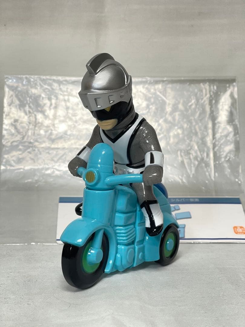 一番星 爆走シリーズ　爆走！シルバー仮面　ソフビ 11月22日(金)18時より抽選開始】【一番星玩具】爆走!シルバーガロガが