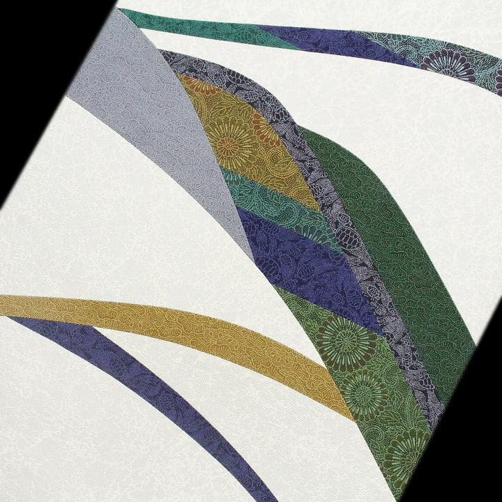 人間国宝【六谷梅軒】 ～伊勢型紙 重要無形文化財保持者～ 美品の袋帯