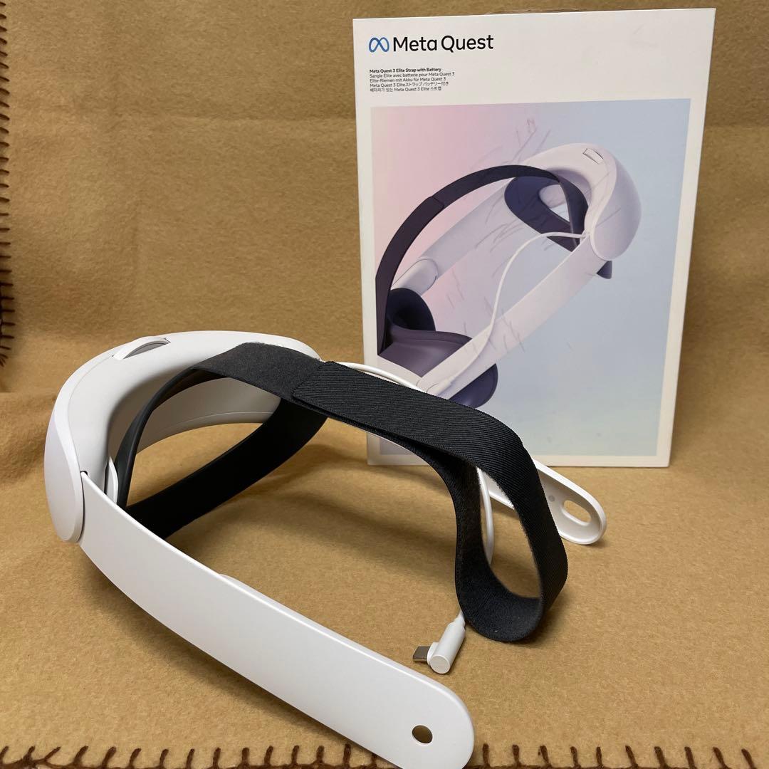  Quest3 Elite ストラップ バッテリー付き Meta Quest 3 Eliteストラップとバッテリー付きEliteストラップの