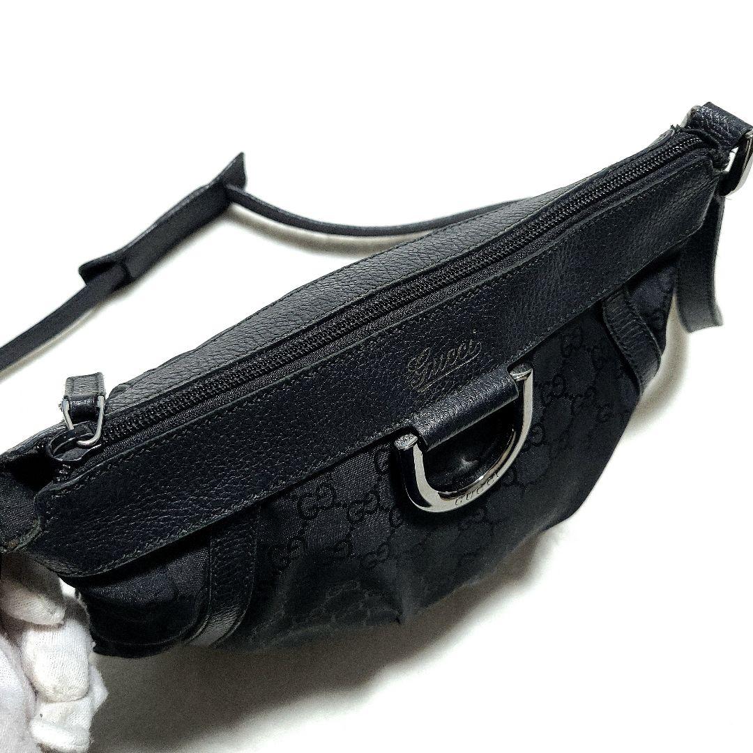 GUCCI ショルダーバッグ 肩掛け GGキャンバス アビー 265691 黒 - メルカリ