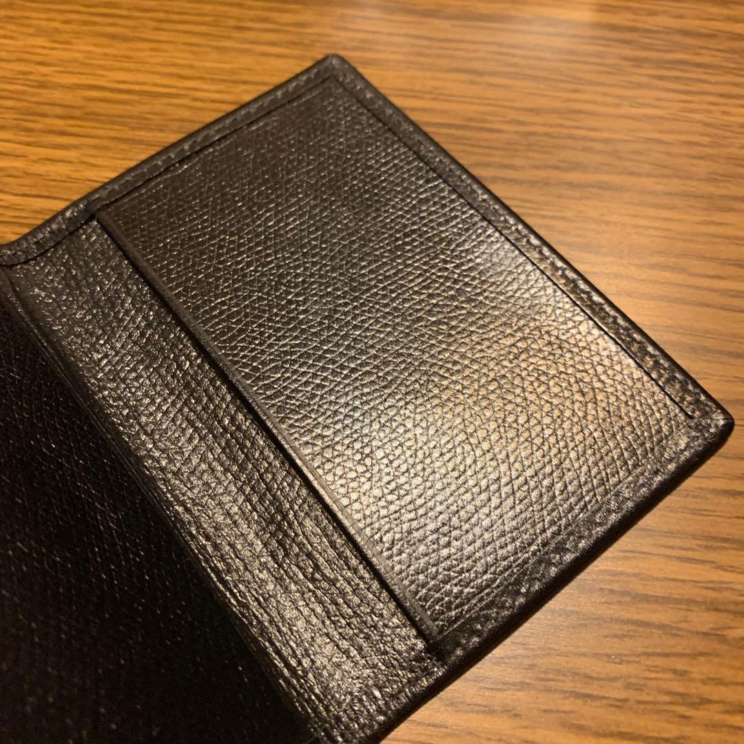 新品開封済ティファニーTiffany&Co. ブラックスリムカードケース名刺