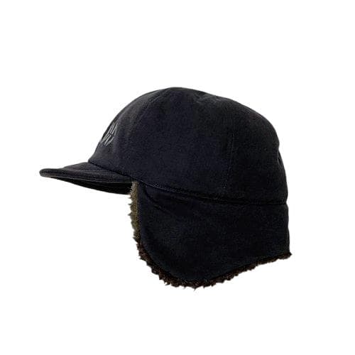 希少美品 WEIRDO デッキキャップ ネイビーL ステンシル イヤーマフ