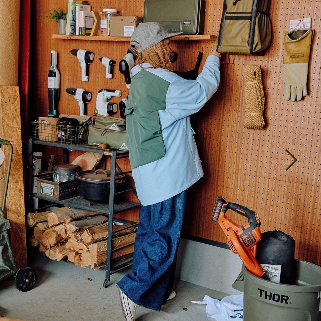 新品】niko and… ニコアンド てぃらバック切り替えシャツ ライトブルー