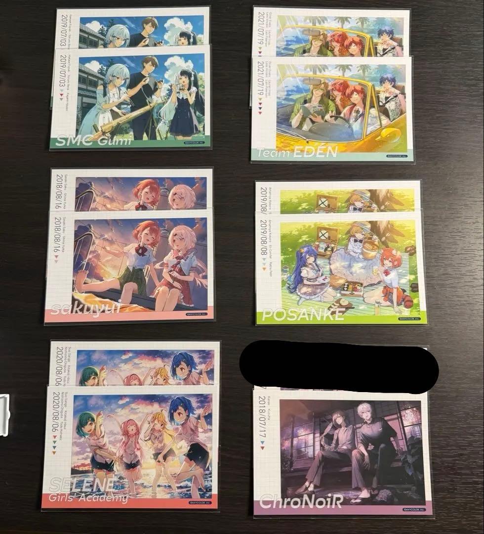 にじさんじ】ボイスカード ランダムカード 缶バッジ ウエハース【バラ