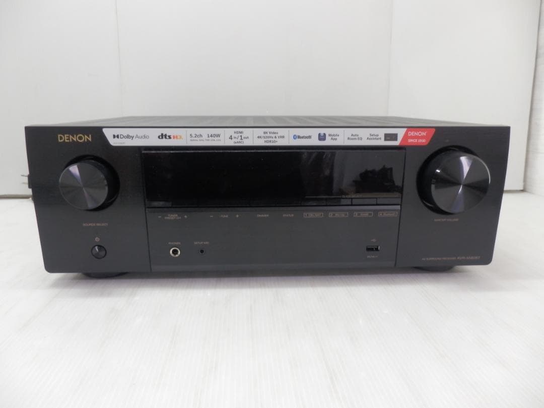 デノン 5.2CH AVサラウンドレシーバー AVRX580BTK アンプ ①