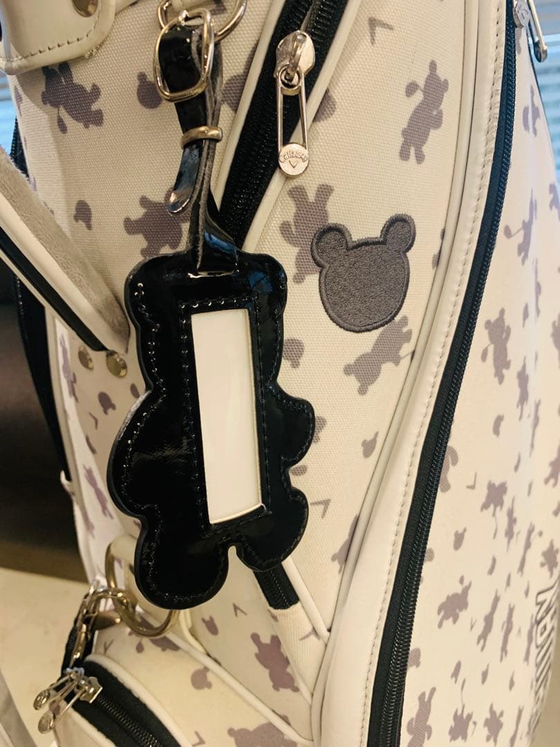 美品！キャロウェイ キャディバッグ レディース ベアー総柄 8.5型