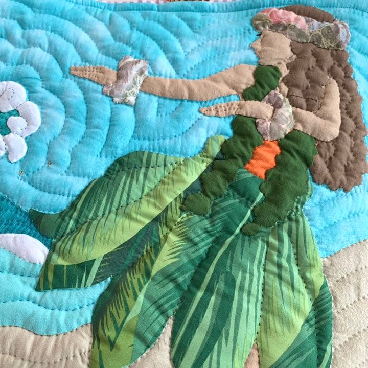 ハワイアンキルト バッグ レッスンバッグ フラガール カヒコ オーダー