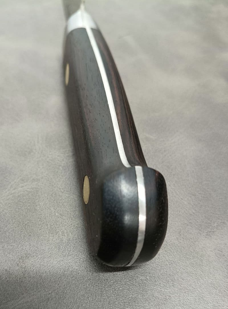 希少】縞黒檀柄 MISONO ミソノ スウェーデン鋼 骨スキ角 包丁 - メルカリ