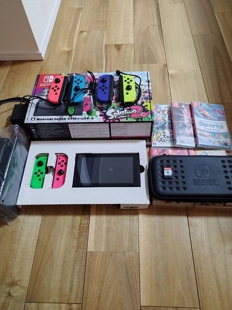 Nintendo Switch 本体 ソフト6本付き Nintendo Switch 本体【Joy-Con(L) ネオンブルー/(R) ネオンレッド