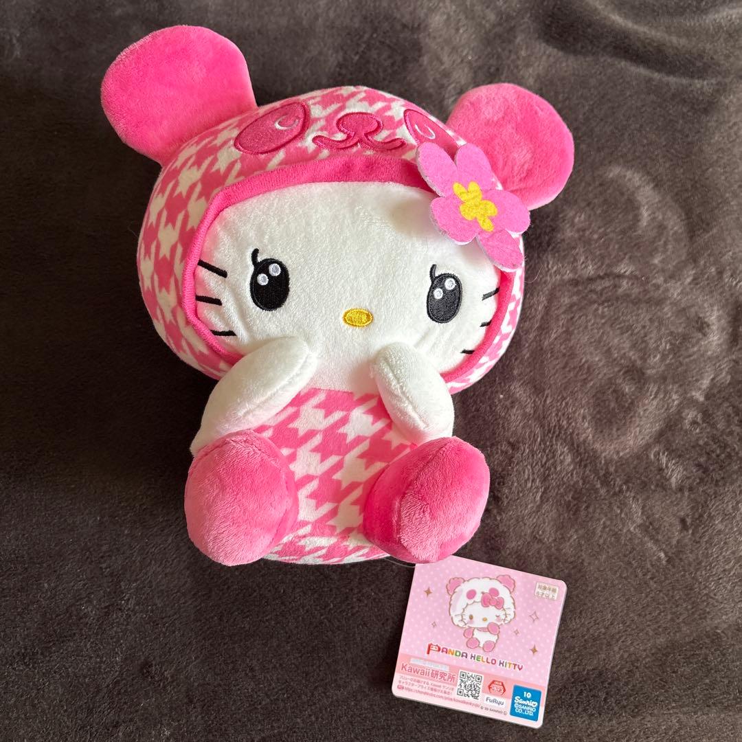 パンダ ハローキティ ぬいぐるみ 約25cm - メルカリ