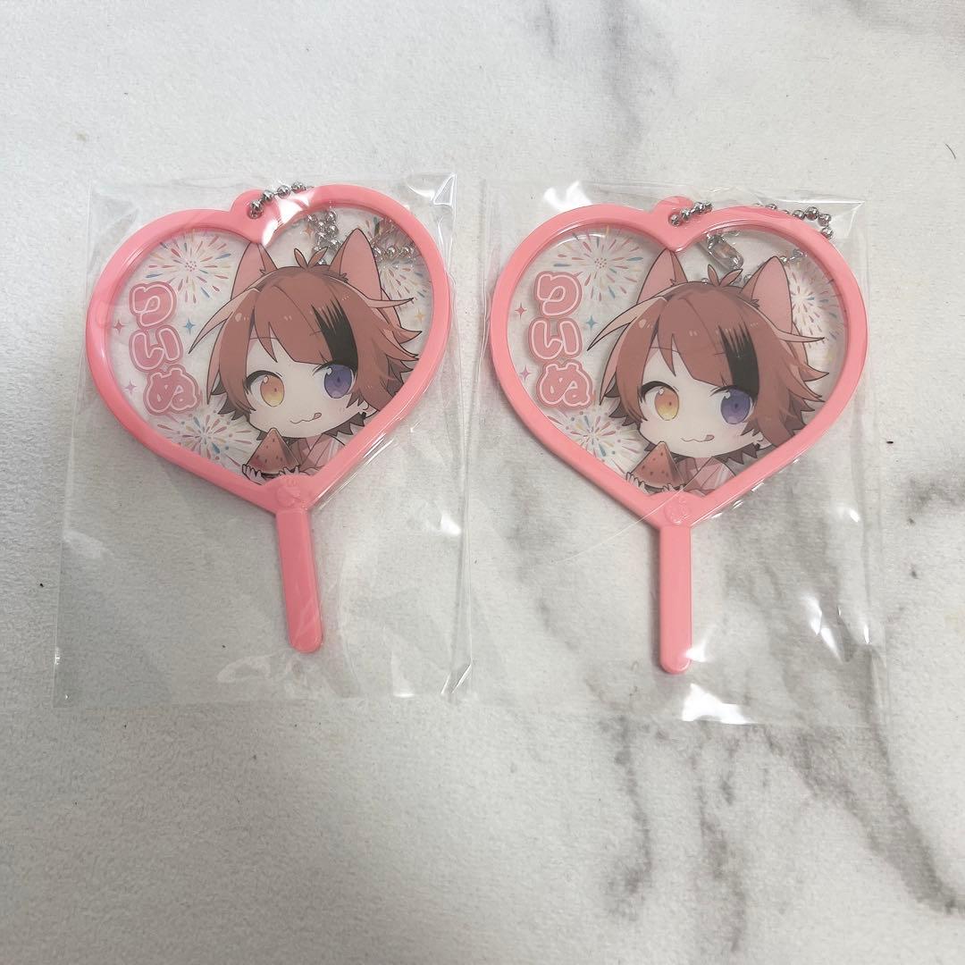 莉犬くん すとぷり 直筆サイン 缶バッジ メタリックカード ミニうちわ