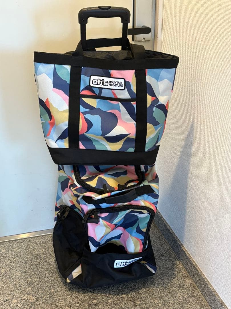 【美品】eb’s エビス スノーボード キャリーバッグ&トートセット ウィール eb's（エビス） バッグ CONTAINER WHEEL & TOTE BAG セット ウィール付