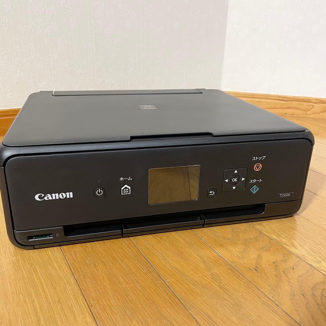総印刷枚数300枚以下1週間保証付き】Canon TS5030 プリンター