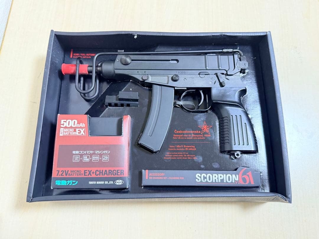 動作未確認 東京マルイ SCORPION vz.61 ASGK刻印