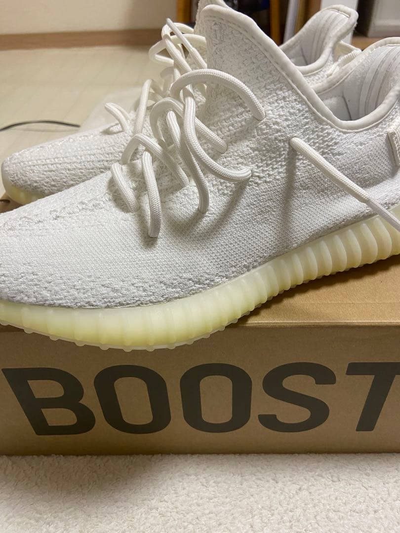 アディダス イージーブースト350 V2 クリーム ホワイト インファント I