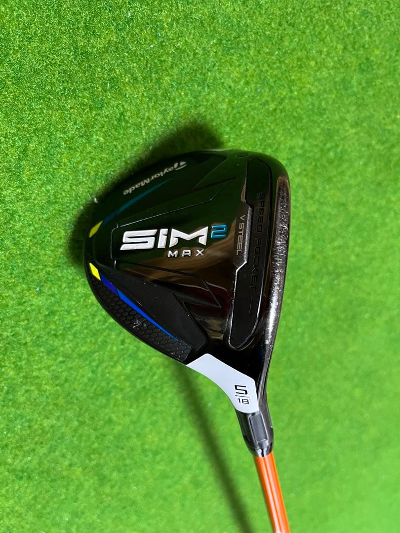 ⭐︎テーラーメイド SIM2 MAX 5番 18°ウッドTourAD DI-6(S