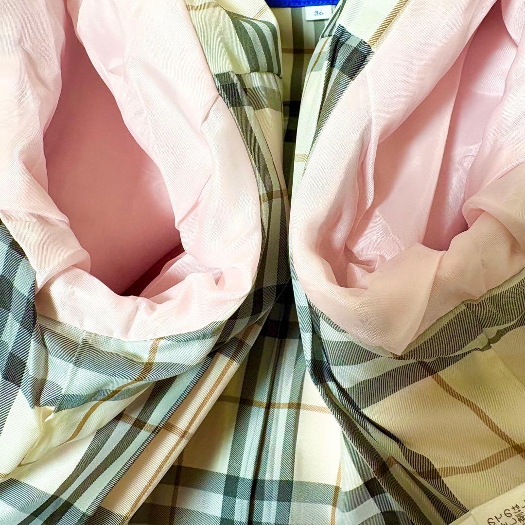 モア様リクエスト✨バーバリーブルーレーベル ピンク カシミヤ混