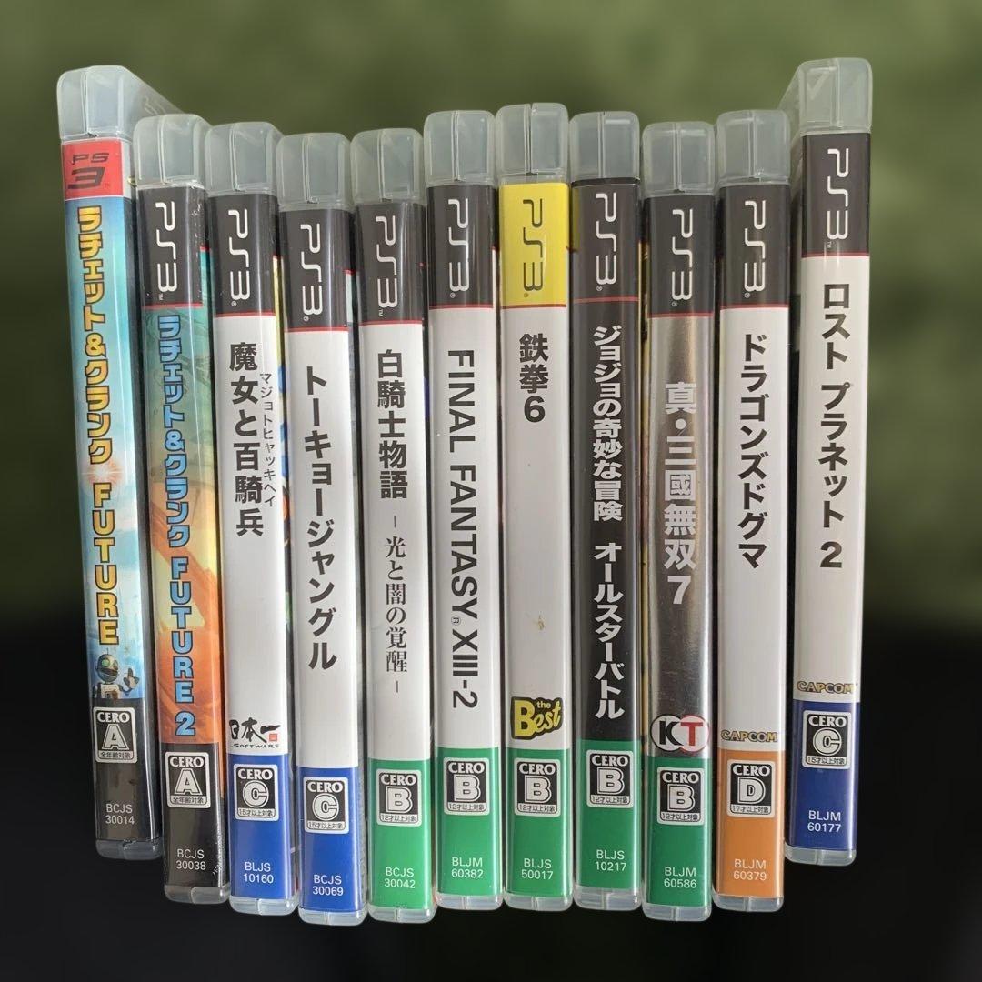 PS3ソフト 11本まとめセット ラチェット、鉄拳6、ジョジョ他 - メルカリ