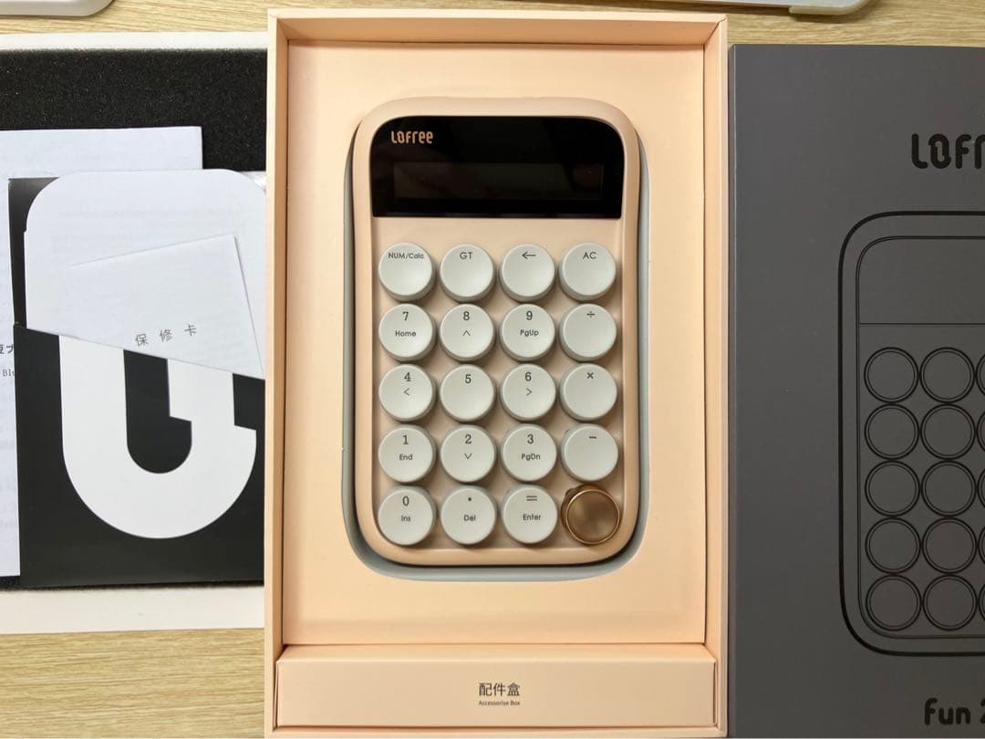 LOFREE テンキー 電卓 ミルクティー - メルカリ