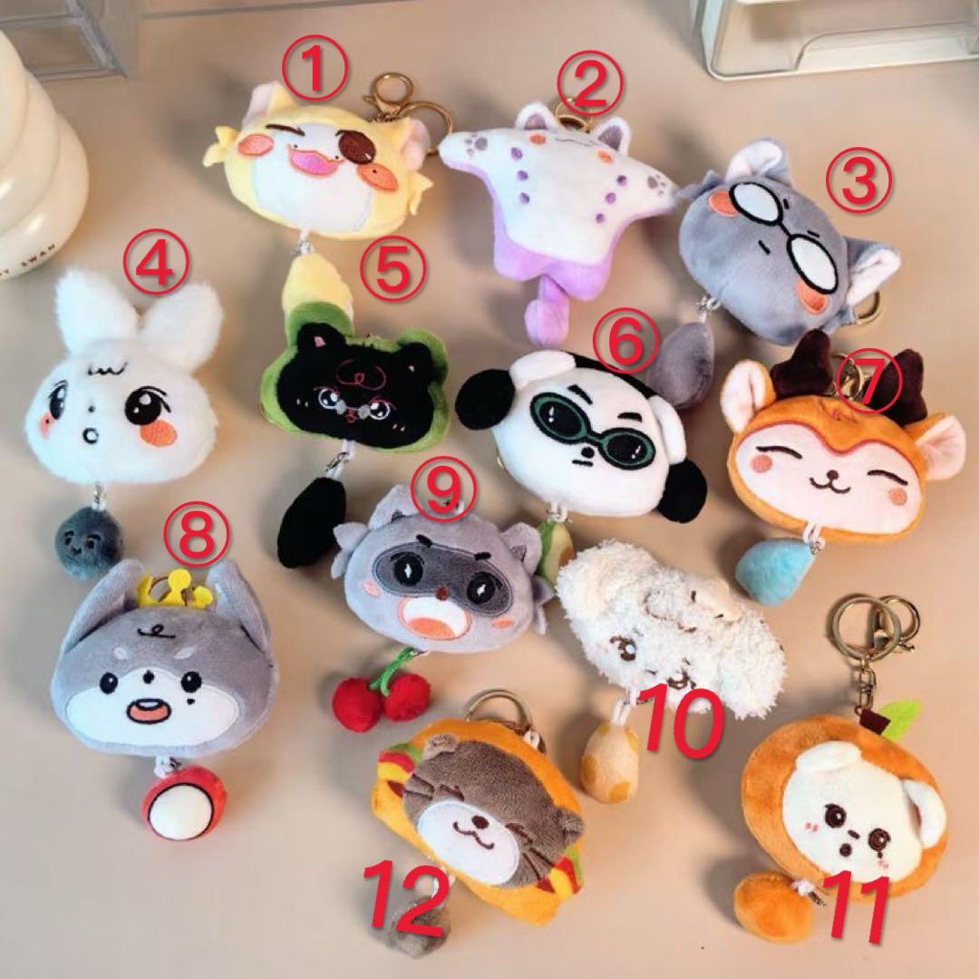 動物ぬいぐるみ SEVENTEEN セブチ ディノ ジュン ミンハオ ウォヌ