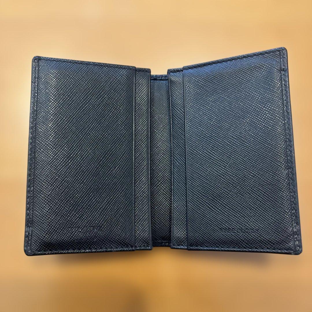 PRADA ブラック レザー 名刺入れ - メルカリ