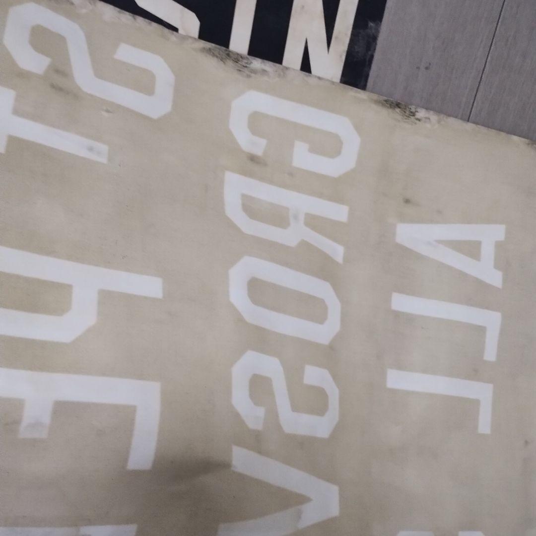 ヴィンテージバスロールサイン本物 1202