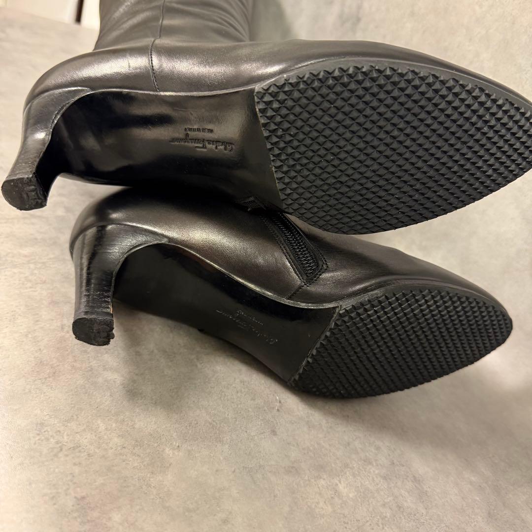 サルヴァトーレフェラガモ ブーツ 7サイズ ブラック ファッション