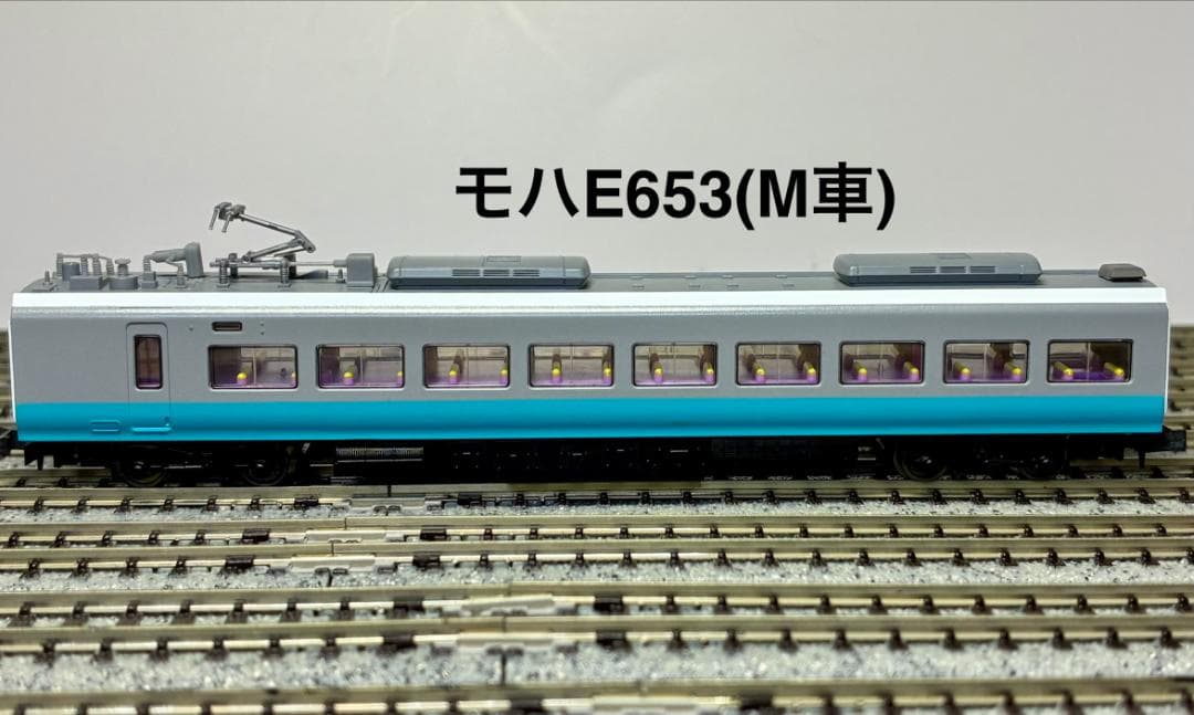 絶版 希少モデル＊E653系『フレッシュひたち 緑編成』7両セット